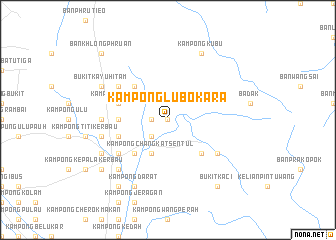 map of Kampong Lubok Ara