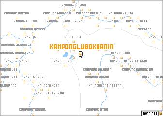 map of Kampong Lubok Banin