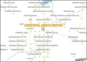 map of Kampong Lubok Chaping