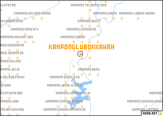 map of Kampong Lubok Kawah