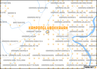 map of Kampong Lubok Kawah