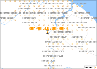 map of Kampong Lubok Kawah