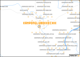 map of Kampong Lubok Kechik