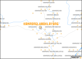 map of Kampong Lubok Layang