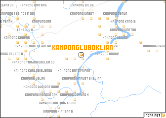 map of Kampong Lubok Lian