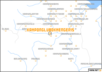 map of Kampong Lubok Mengeris