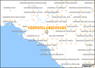 map of Kampong Lubok Redan