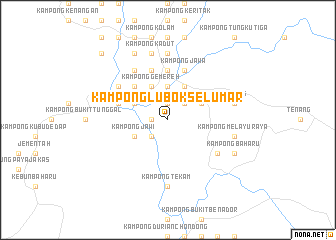 map of Kampong Lubok Selumar