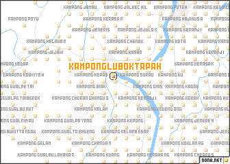 map of Kampong Lubok Tapah