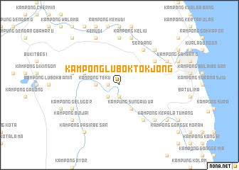 map of Kampong Lubok Tok Jong