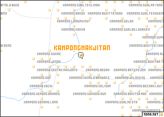 map of Kampong Mak Jitan