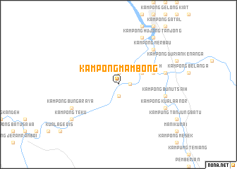 map of Kampong Mambong