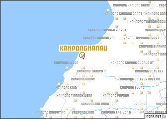 map of Kampong Manau