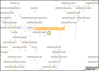 map of Kampong Mandum