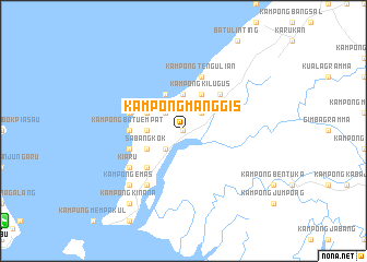 map of Kampong Manggis