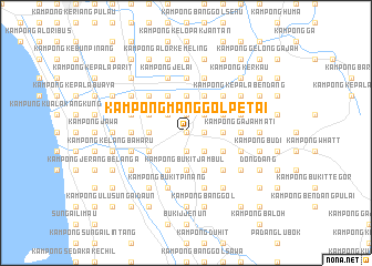 map of Kampong Manggol Petai