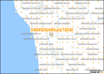 map of Kampong Masjid Tokai