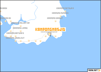 map of Kampong Masjid