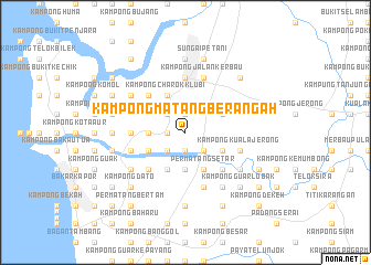 map of Kampong Matang Berangah