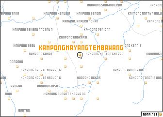 map of Kampong Mayang Tembawang