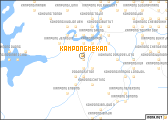 map of Kampong Mekan