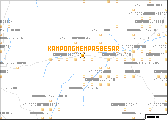 map of Kampong Mempas Besar