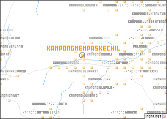 map of Kampong Mempas Kechil