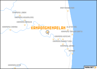 map of Kampong Mempelam