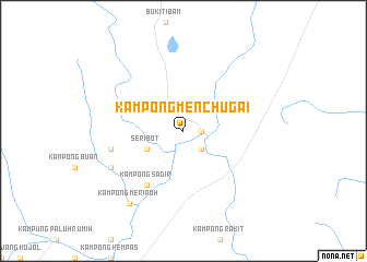 map of Kampong Menchugai