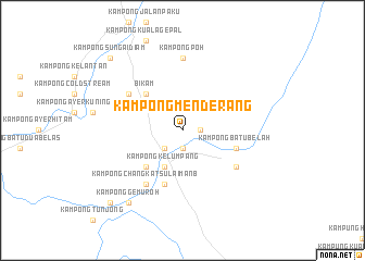 map of Kampong Menderang