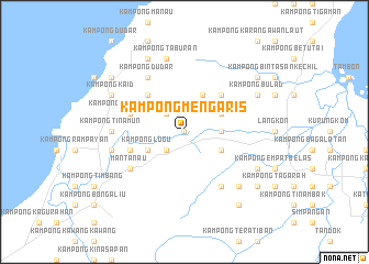 map of Kampong Mengaris