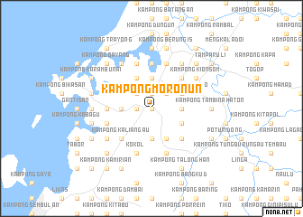 map of Kampong Moronun