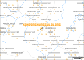 map of Kampong Munggu Lalang