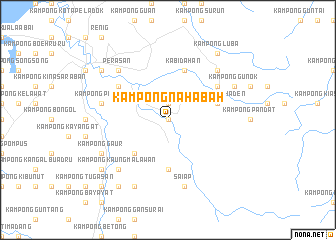 map of Kampong Nahabah