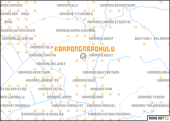 map of Kampong Napoh Ulu