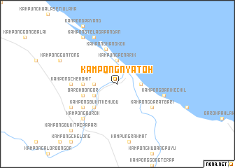map of Kampong Nyatoh