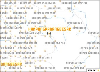 map of Kampong Padang Besar