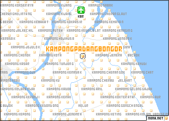 map of Kampong Padang Bongor