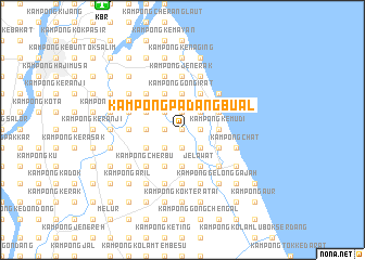 map of Kampong Padang Bual