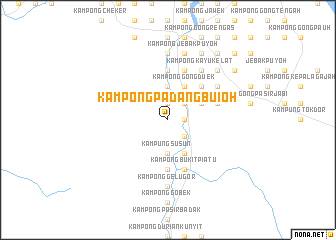 map of Kampong Padang Buioh