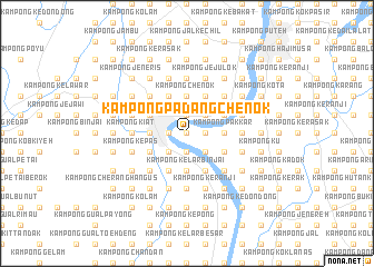 map of Kampong Padang Chenok