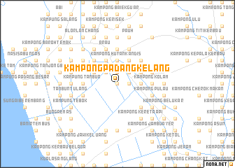 map of Kampong Padang Kelang