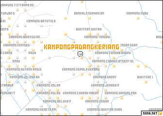map of Kampong Padang Keriang