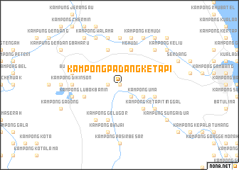 map of Kampong Padang Ketapi