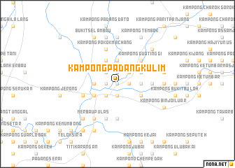 map of Kampong Padang Kulim