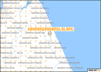 map of Kampong Padang Lalang