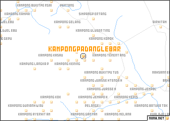 map of Kampong Padang Lebar