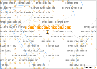 map of Kampong Padang Panjang