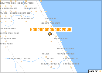 map of Kampong Padang Pauh