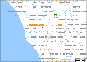 map of Kampong Padang Perak